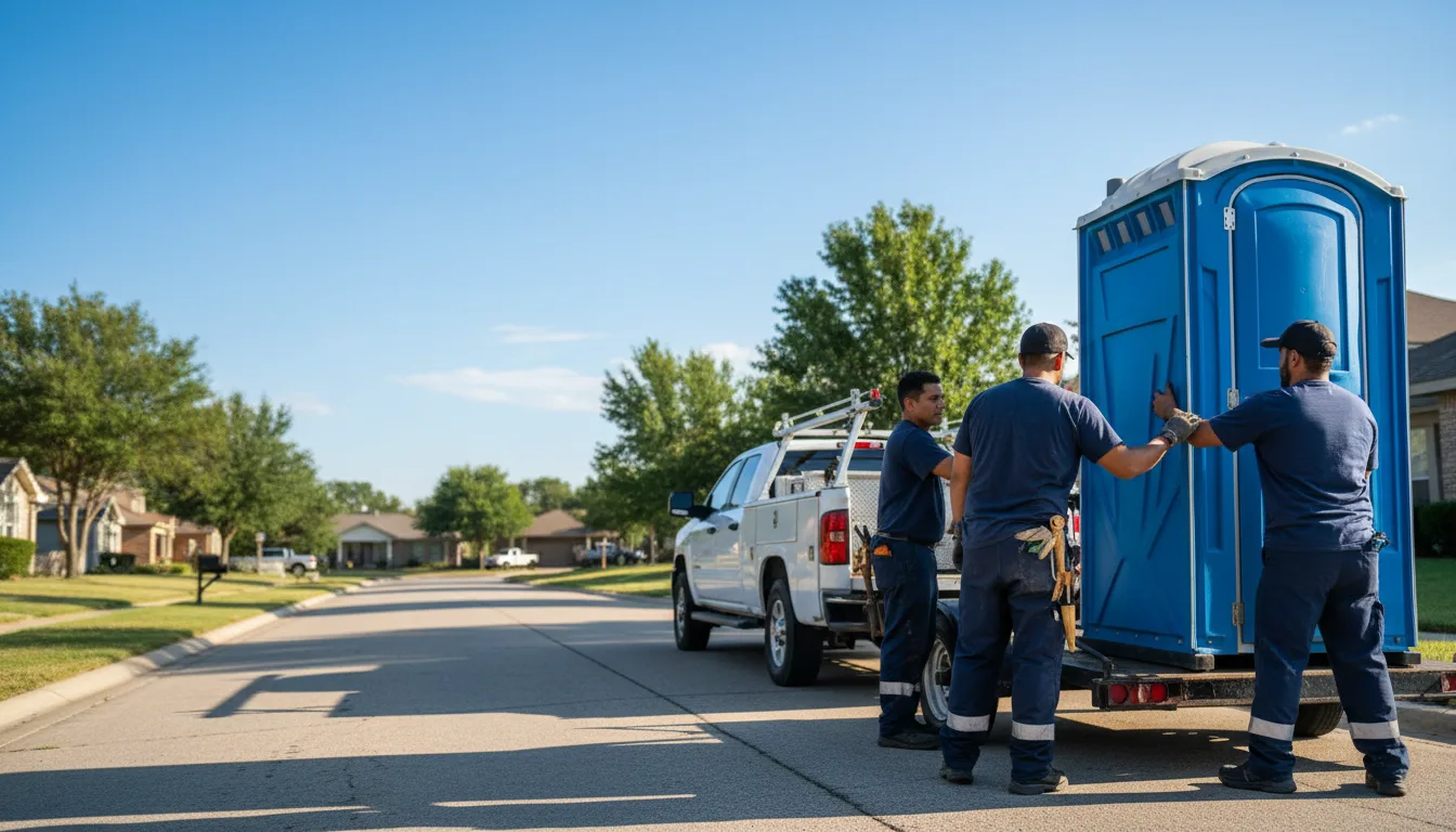 Portable Toilet Rental in Rochester, TX near me